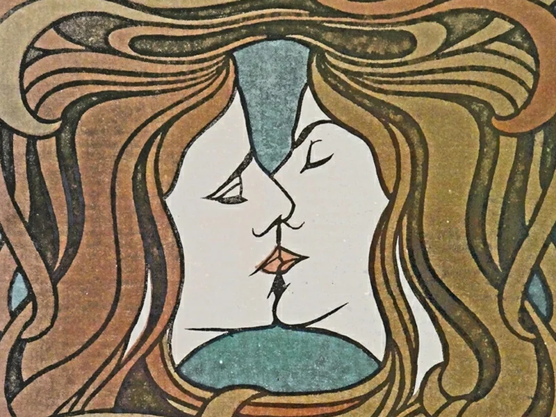 1868-Peter Behrens - Il bacio